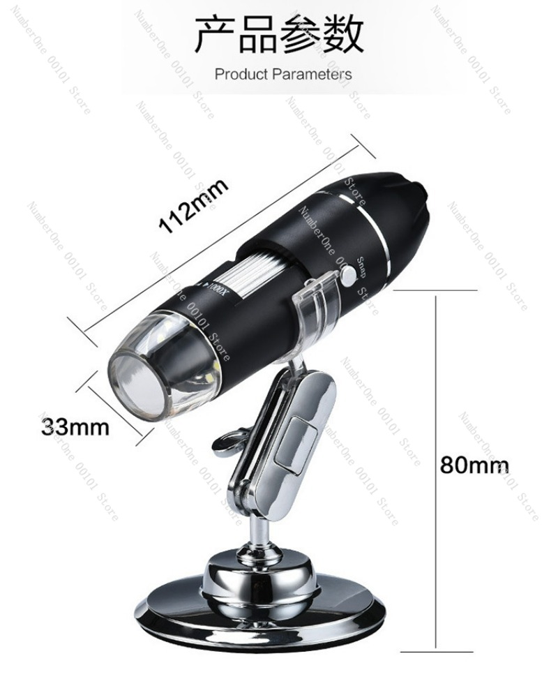 Usb Microscope Digital - 1600X digital microscope high definition electron