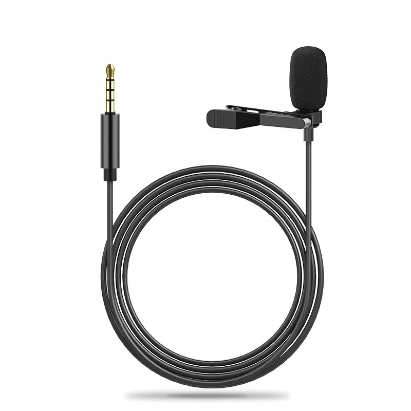 Mini Electronics Gadgets - Portable 1.5m Lavalier Mini Microphone Condenser