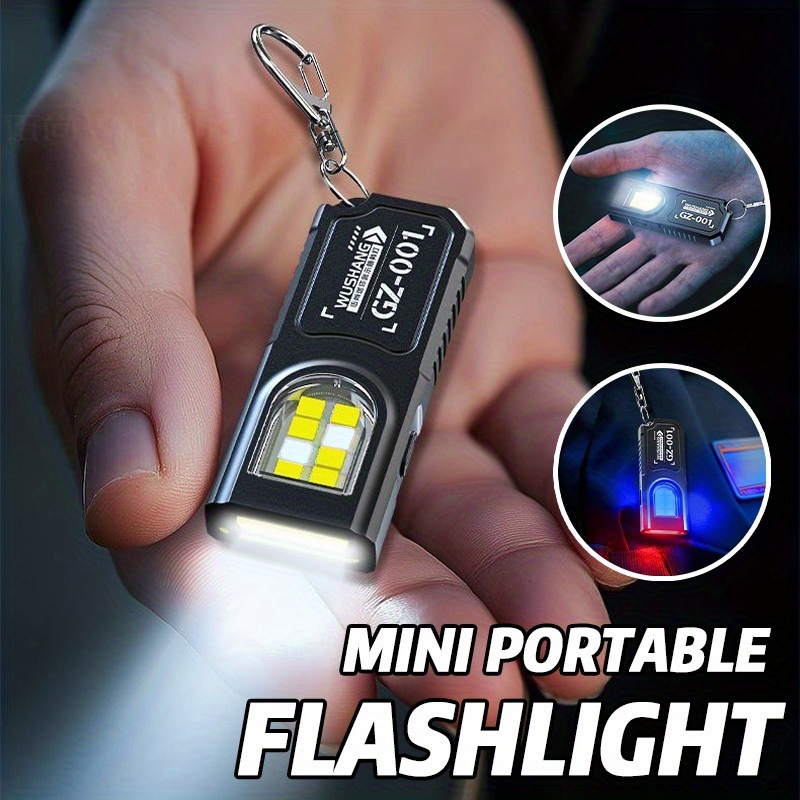 Mini Electronics Gadgets - Powerful Mini COB LED Keychain Flashlight