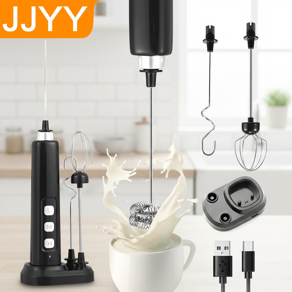 Mini Electronics Gadgets - USB Rechargeable Handheld Milk Frother Mini