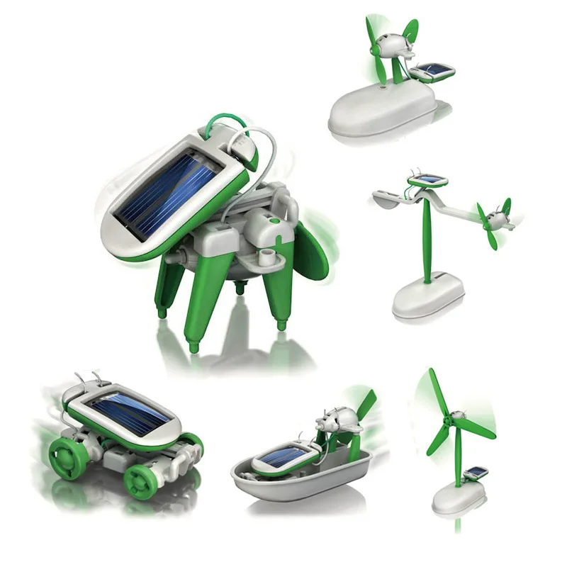 6-In-1 Solar-Power Robot Kit A - đánh giá và giá Electronics Gadgets For Kids