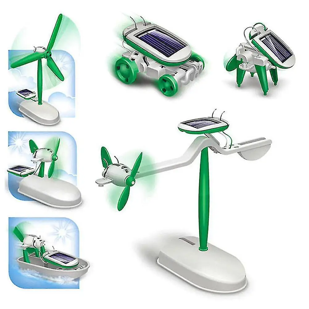 6-In-1 Solar-Power Robot Kit A - đánh giá và giá Electronics Gadgets For Kids