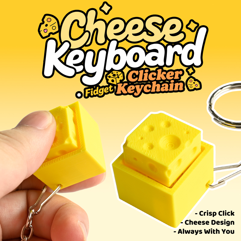 3D Printed Cheesy Key Fidget C - đánh giá và giá Electronics Latest Gadgets