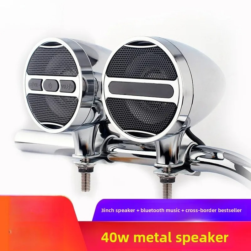 12V Full Metal Motorcycle Blue - đánh giá và giá Bluetooth Speaker Waterproof
