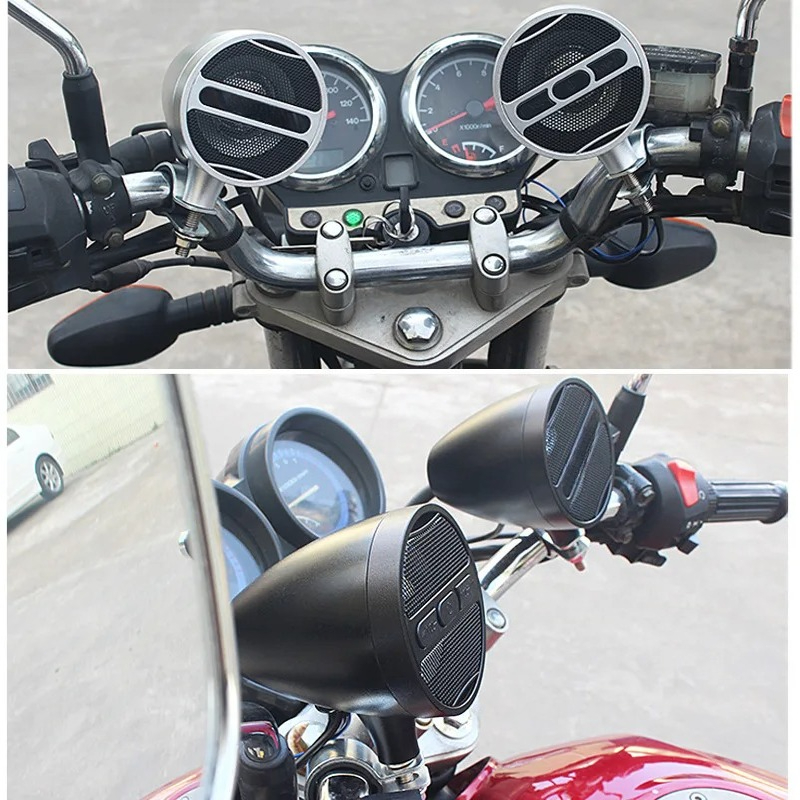 12V Full Metal Motorcycle Blue - đánh giá và giá Bluetooth Speaker Waterproof