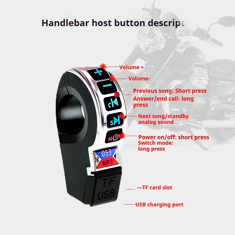 Motorcycle Handlebar Bluetooth - đánh giá và giá Bluetooth Speaker Waterproof