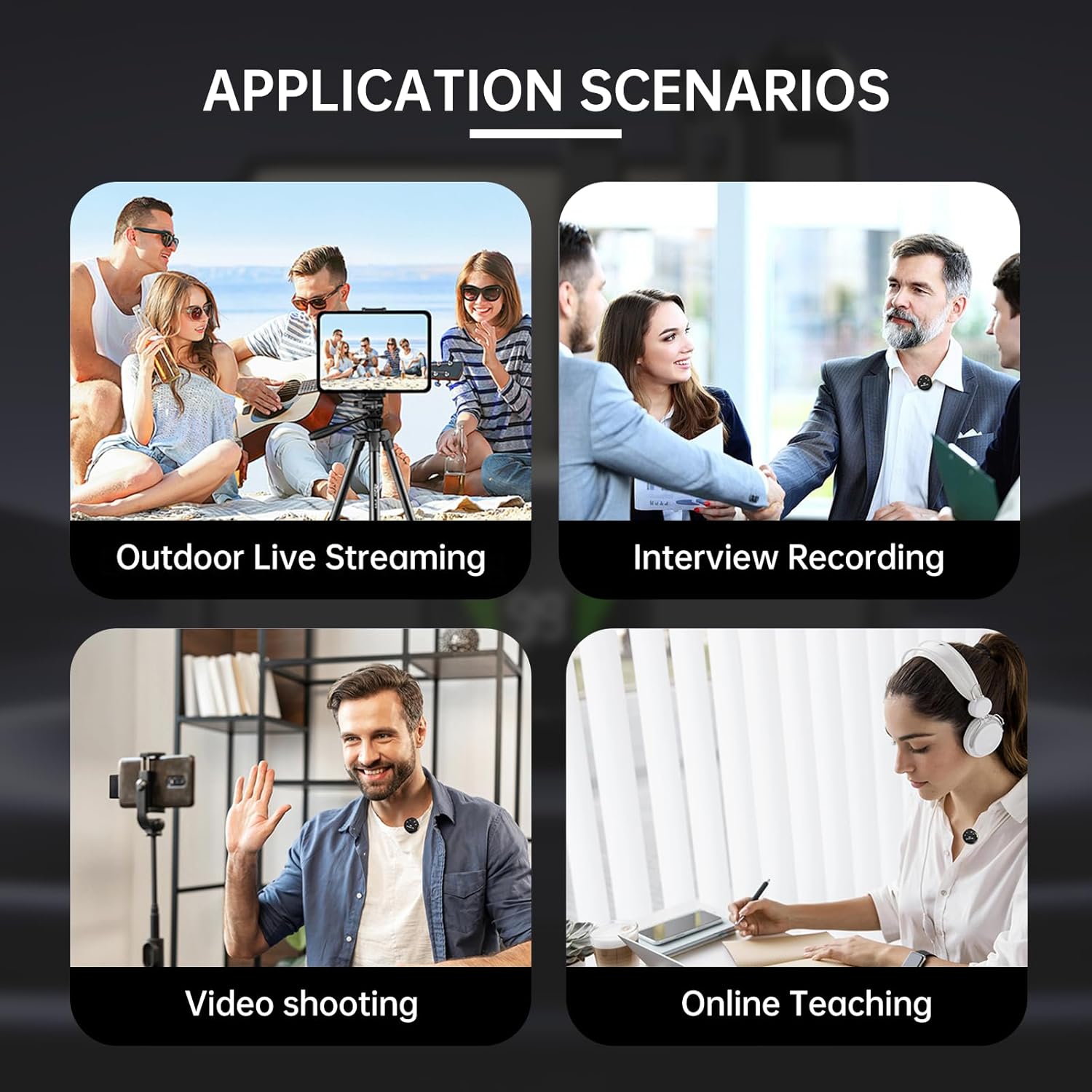 Wireless Lavalier Microphone f - đánh giá và giá Mini Electronics Gadgets