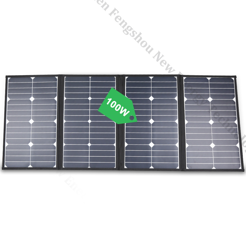 Portable 100 Watt Folding Sola - đánh giá và giá Solar Powered Charger