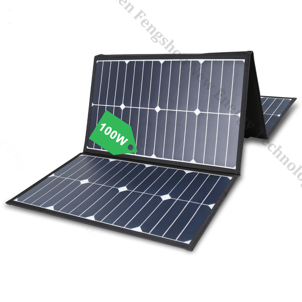 Portable 100 Watt Folding Sola - đánh giá và giá Solar Powered Charger