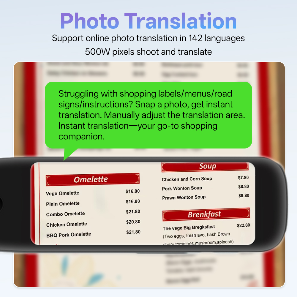 MSAI S10 Smart Scan Translator - đánh giá và giá Voice Recorder Pen