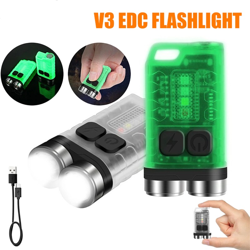 V3 EDC Flashlight Mini Keychai - đánh giá và giá Mini Electronics Gadgets