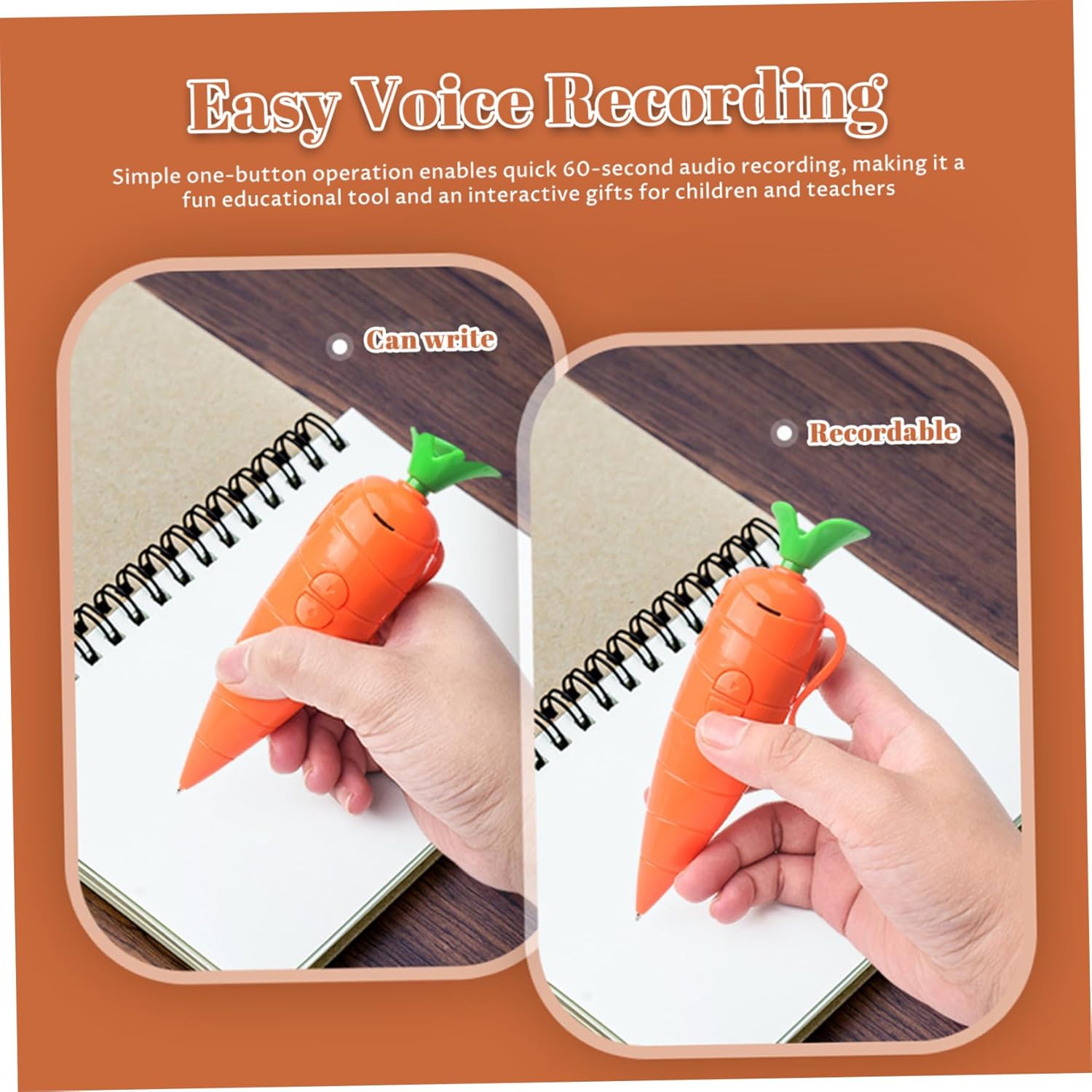 Carrot Voice Recorder Electron - đánh giá và giá Voice Recorder Pen