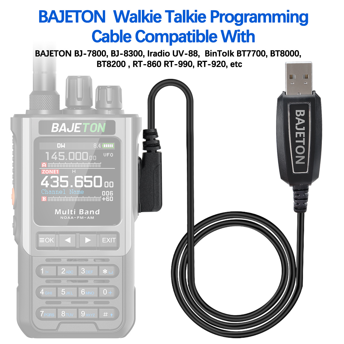 BAJETON Walkie Talkie USB Prog - đánh giá và giá Mini Electronics Gadgets