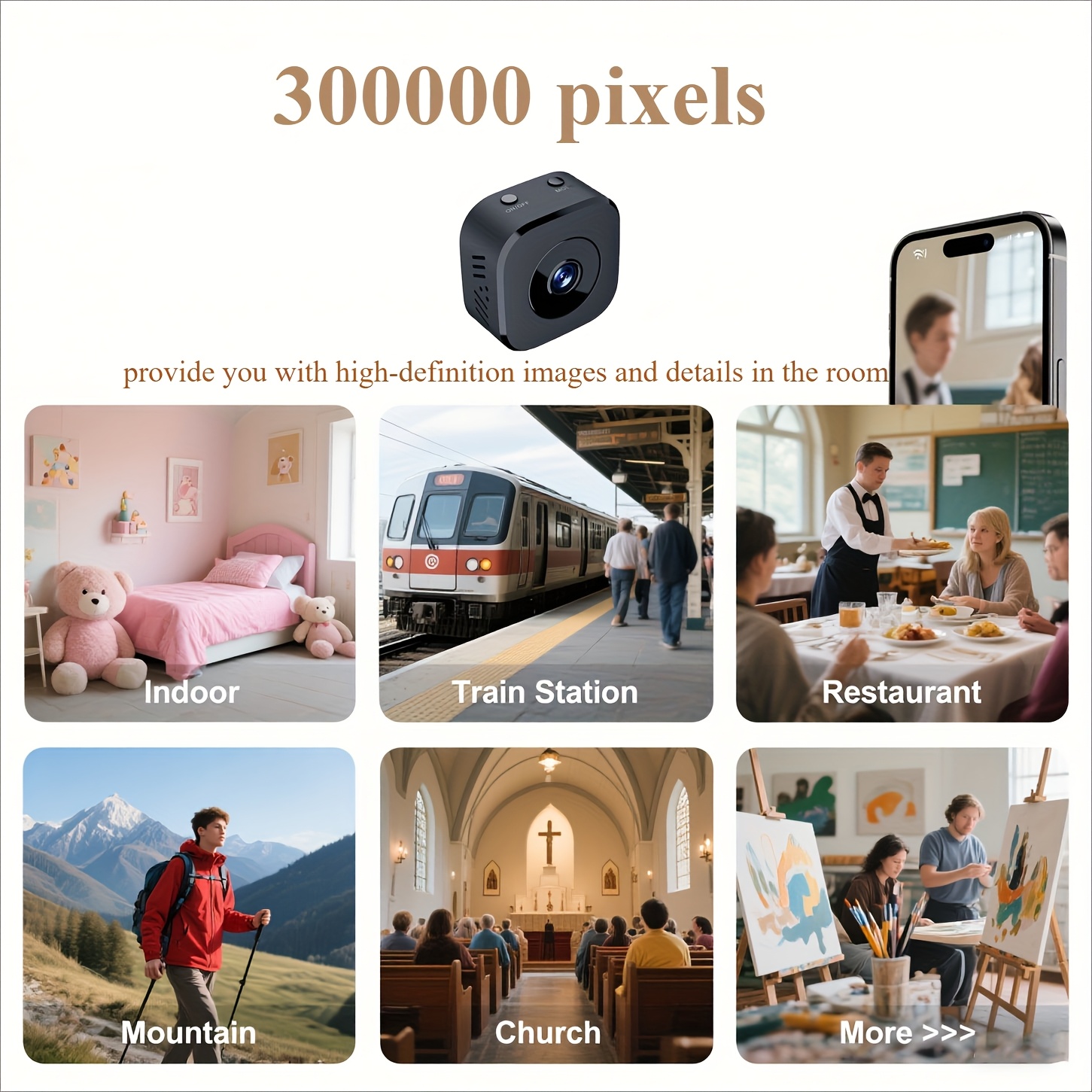 1080P HD Mini WiFi Camera Indo - đánh giá và giá Mini Electronics Gadgets