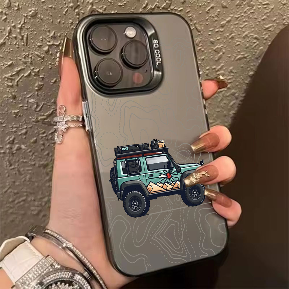 Simple Car Pattern Phone Case  - đánh giá và giá Apple Iphone 16