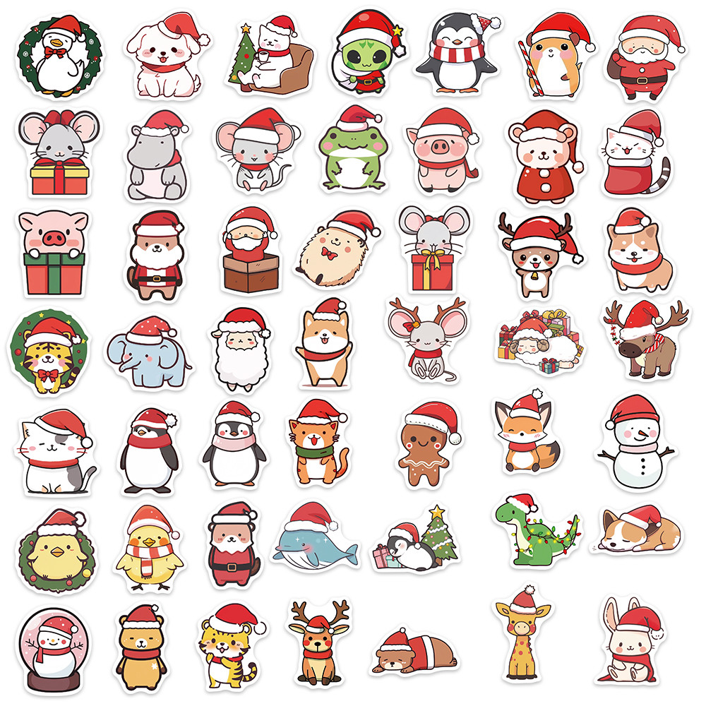 50pcs Xmas Celebration Decal P - đánh giá và giá Electronics Gadgets Store