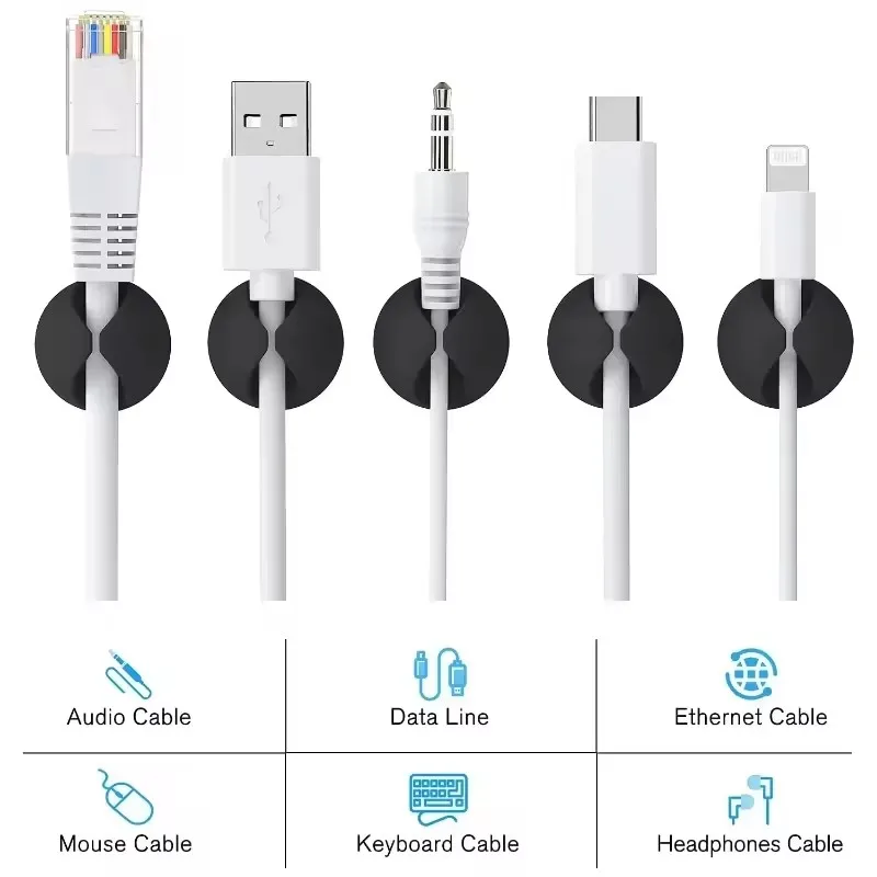 5/50Pcs Mini Cable Organizer S - đánh giá và giá Mini Electronics Gadgets