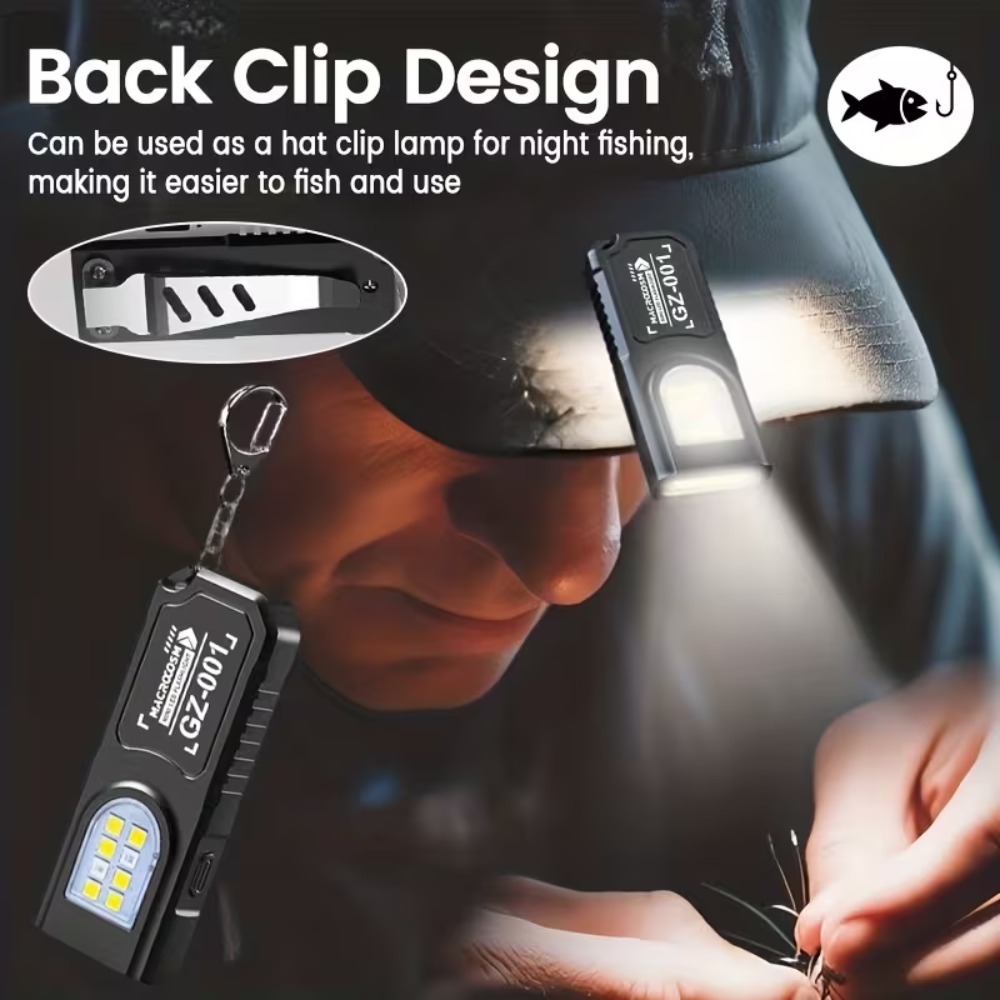 Mini COB LED Keychain Flashlig - đánh giá và giá Mini Electronics Gadgets